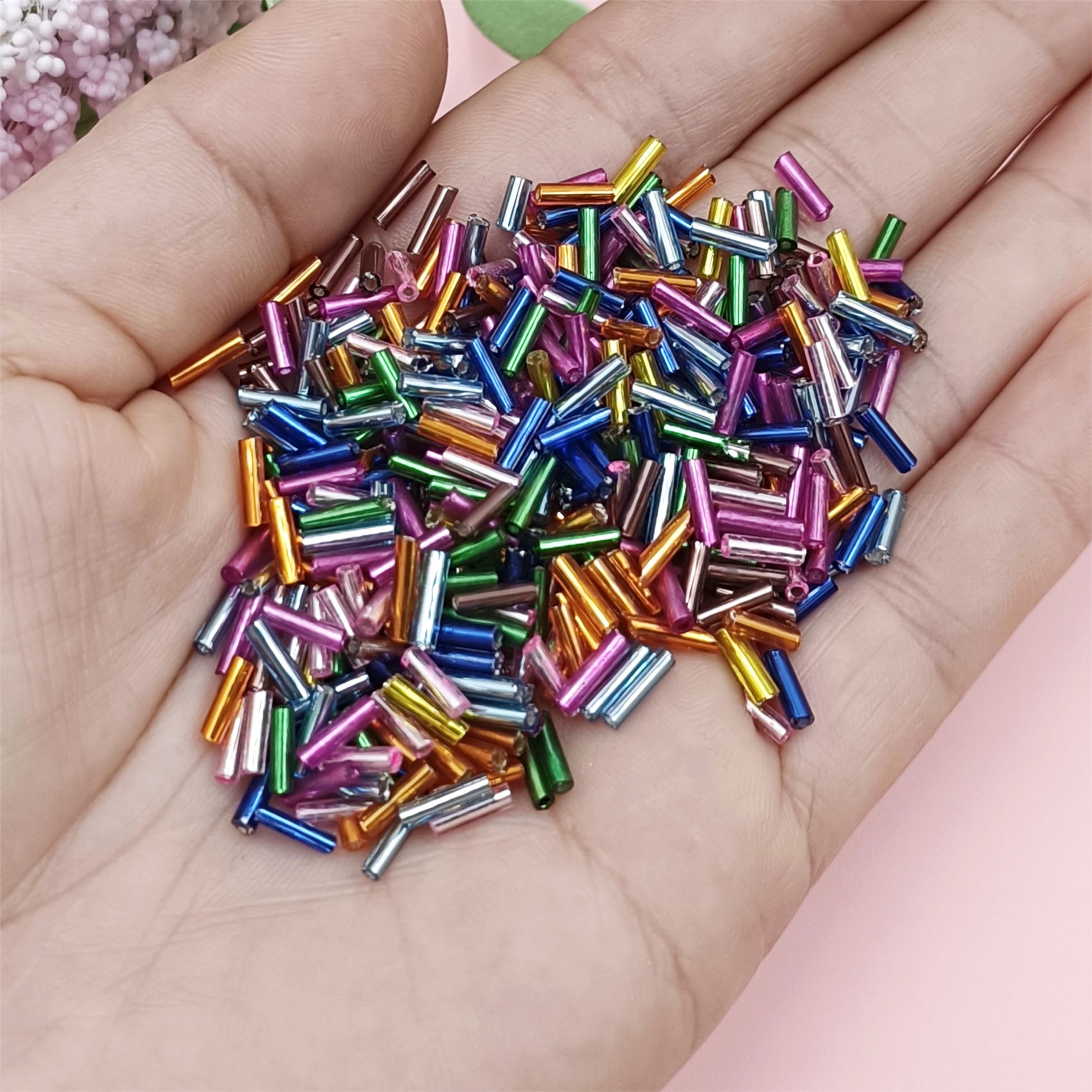 200Pcs 2*7mm Glass Tube Loose  - đánh giá và giá Crimp Bead Tube