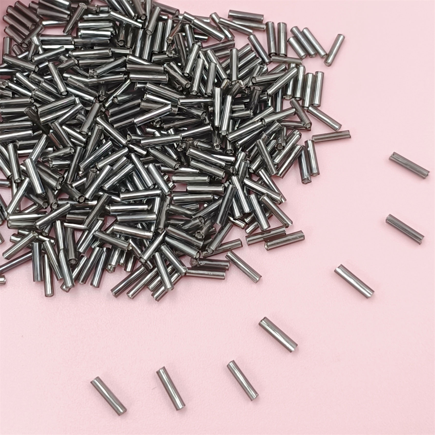 200Pcs 2*7mm Glass Tube Loose  - đánh giá và giá Crimp Bead Tube