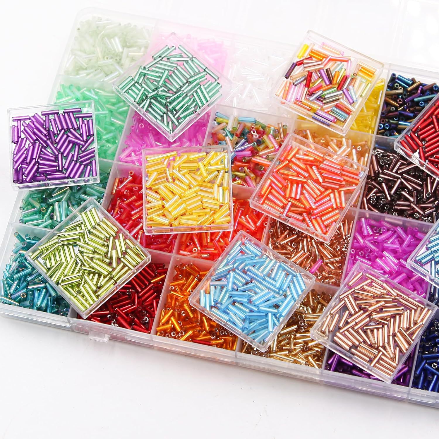 About 6720Pcs/Box 7mm 28 Color - đánh giá và giá Crimp Bead Tube