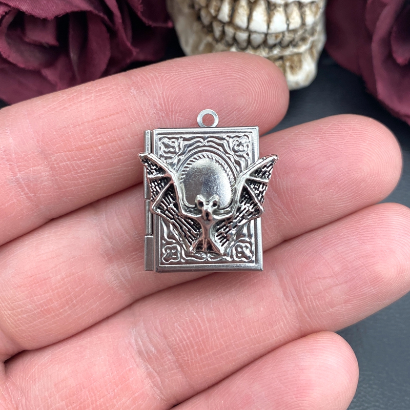 2pcs 27*22mm Bat Book Locket C - đánh giá và giá Jewelry Making Guide Book