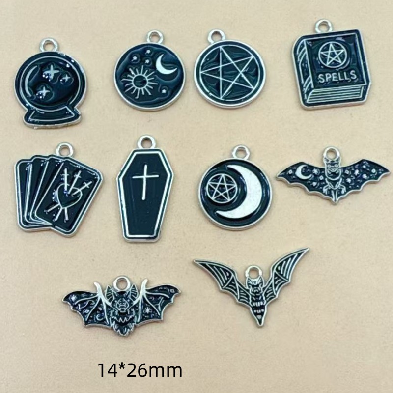 10pcs Moon Star Cross Book Cha - đánh giá và giá Jewelry Making Guide Book