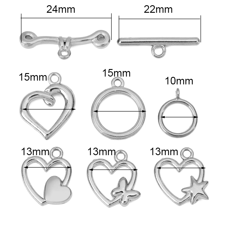5sets PVD Never Fade Stainless - đánh giá và giá Jewelry Making Metal Supplies