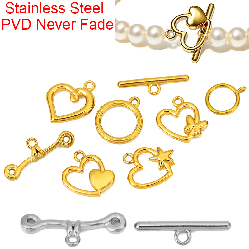 5sets PVD Never Fade Stainless - đánh giá và giá Jewelry Making Metal Supplies