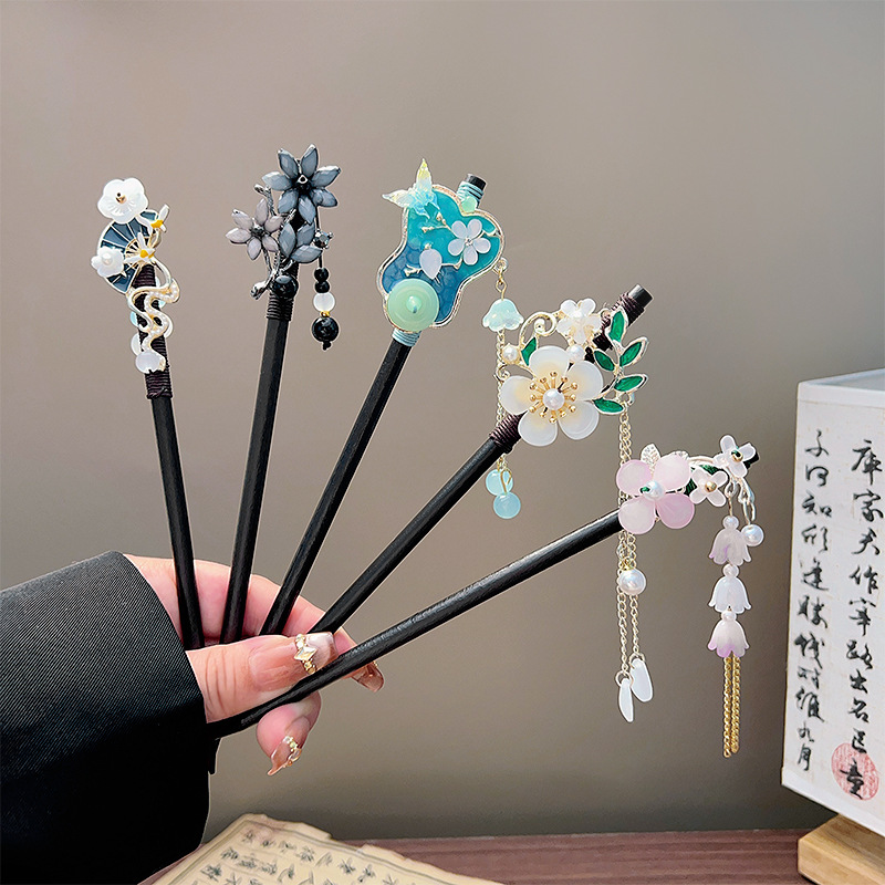 Classic Tassel Hair Stick Blac - đánh giá và giá Jewelry Making With Beads