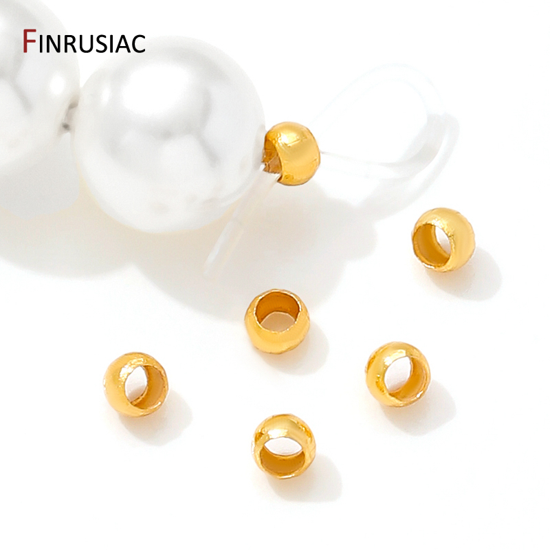 18K Gold Plated Brass Round/Tu - đánh giá và giá Crimp Bead Tube