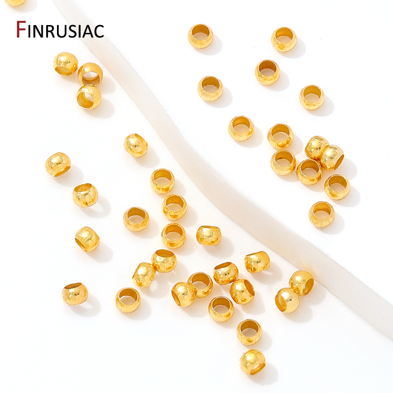 18K Gold Plated Brass Round/Tu - đánh giá và giá Crimp Bead Tube