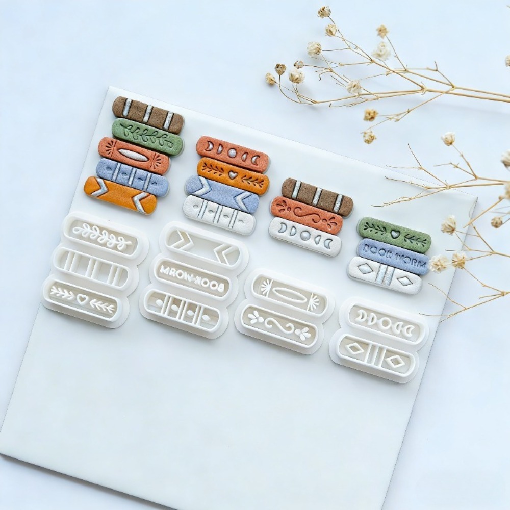 7pcs/set Book Stack Themed Pol - đánh giá và giá Jewelry Making Guide Book