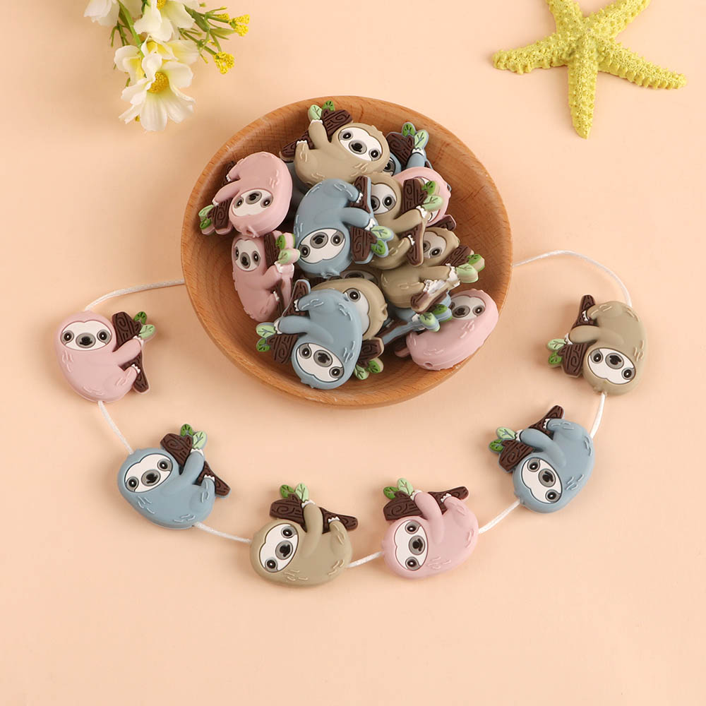 3pc/Lot Cartoon Mini Sloth Sil - đánh giá và giá Jewelry Making For Dummies