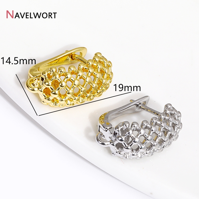 18K Gold Plated Brass  Hollow  - đánh giá và giá Jewelry Making Metal Supplies