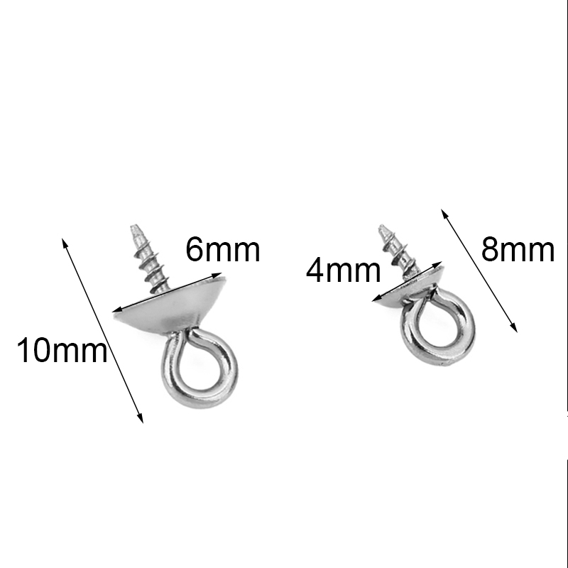 20pcs Stainless Steel Pearl Pe - đánh giá và giá Jewelry Making With Beads