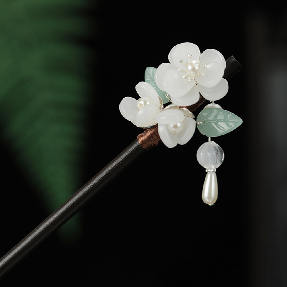 Retro Flower Hairpin With Pear - đánh giá và giá Jewelry Making With Beads