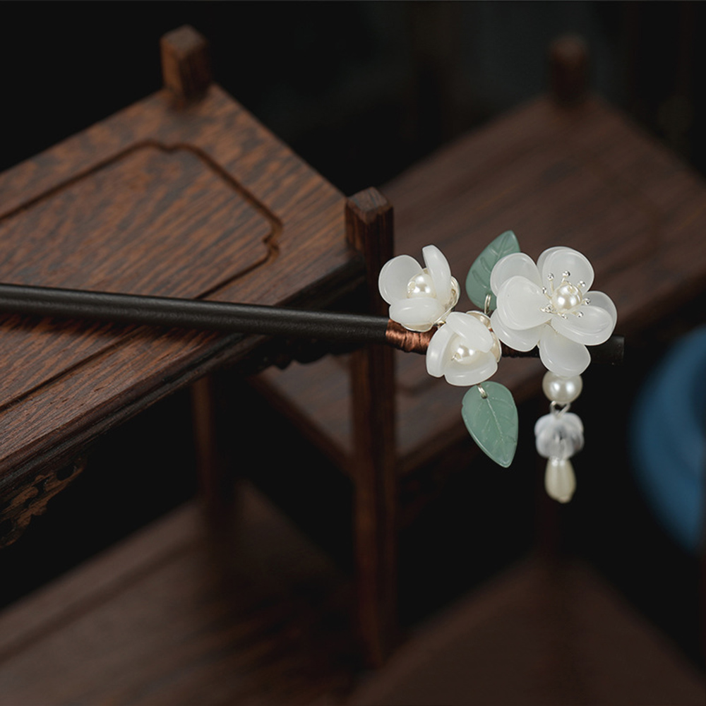 Retro Flower Hairpin With Pear - đánh giá và giá Jewelry Making With Beads