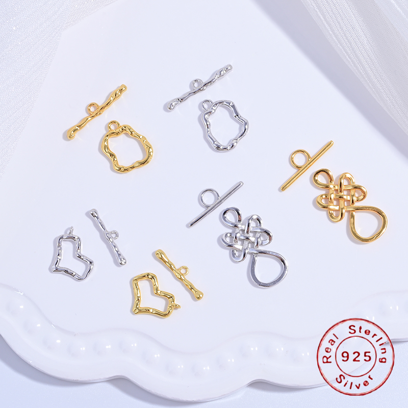 S925 Sterling Silver Chinese k - đánh giá và giá Jewelry Making Knots For Clasps