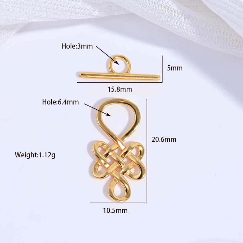 S925 Sterling Silver Chinese k - đánh giá và giá Jewelry Making Knots For Clasps